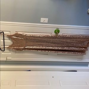 Jenny Yoo rose gold dress size 18